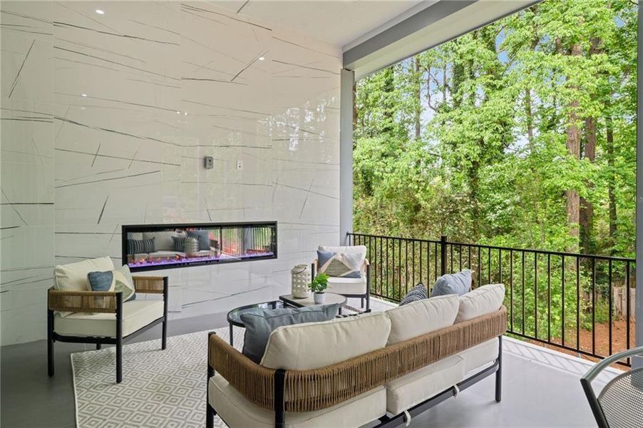 Exterior details and patio area of a home in , Alpharetta (Image 25).