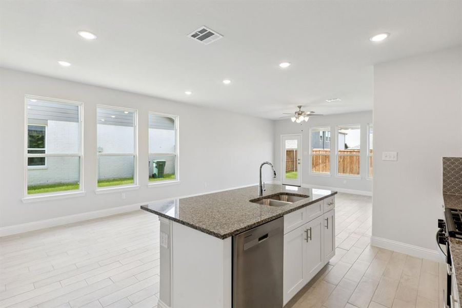 Furnished interior view inside a new home in Venetian, Weston (Image 6).