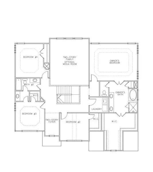 2D floor plan layout for the Richmond by Peachtree Building Group in The Landing at Miller’s Ferry, Adairsville, GA (Image 3). 2D floor plan layout for the Richmond by Peachtree Building Group in The Landing at Miller’s Ferry, Adairsville, GA (Image 3).