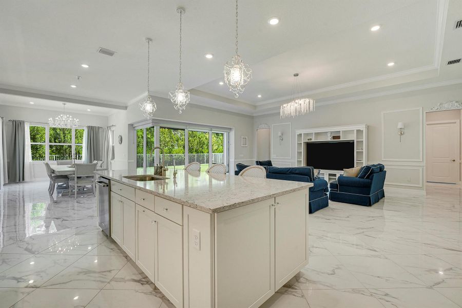Furnished interior view inside a new home in , Lake Worth (Image 6).