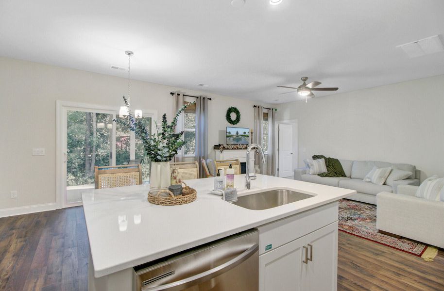 Furnished interior view inside a new home in , St. Stephen (Image 13).