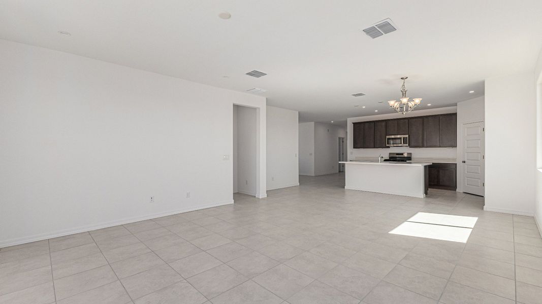 Furnished interior view inside a new home in Teravalis, Buckeye (Image 10).