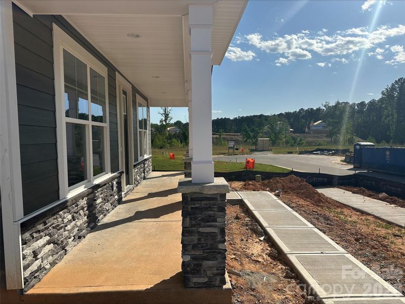 Construction progress on Homesite 628