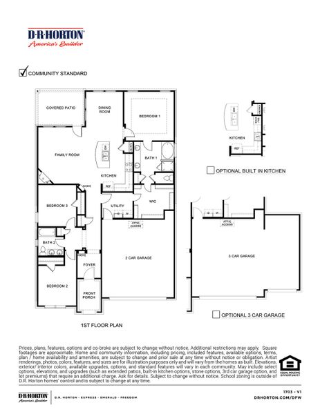 Image 6 representing the 1703 Calvin by D.R. Horton in Silverado, Aubrey, TX. Image 6 representing the 1703 Calvin by D.R. Horton in Silverado, Aubrey, TX.