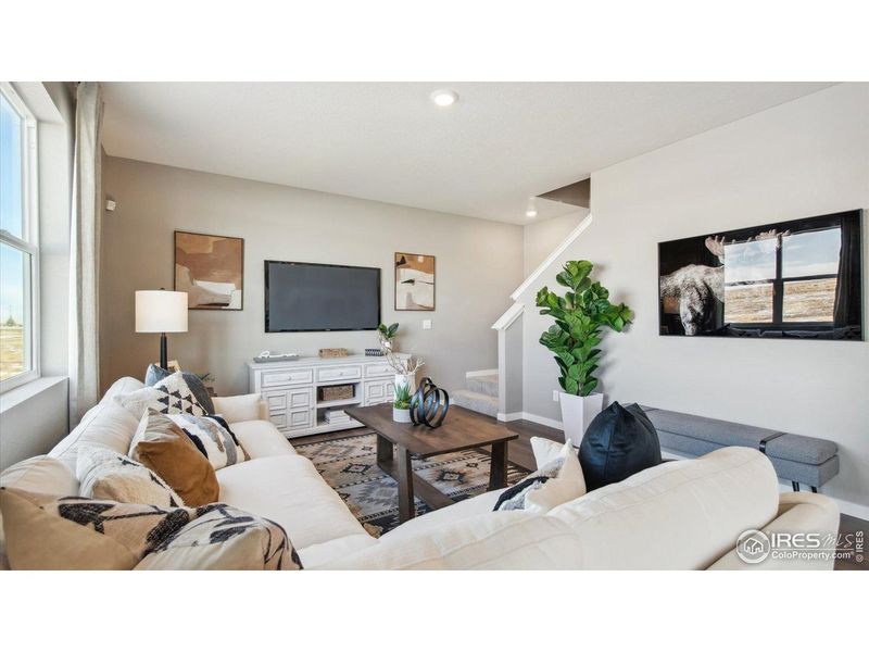 Furnished interior view inside a new home in Vista Meadows, Fort Lupton (Image 17).