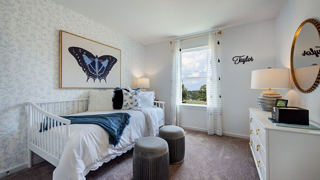 Furnished interior view inside a new home in Buffalo Townes, Garner (Image 8).
