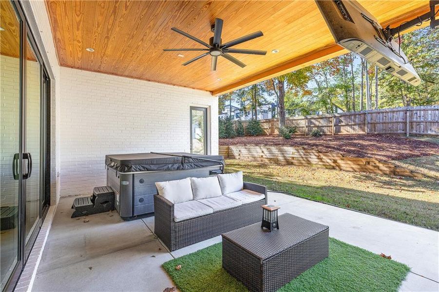 Exterior details and patio area of a home in , Brookhaven (Image 21).