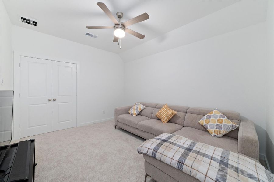 Furnished interior view inside a new home in Elyson, Katy (Image 36).