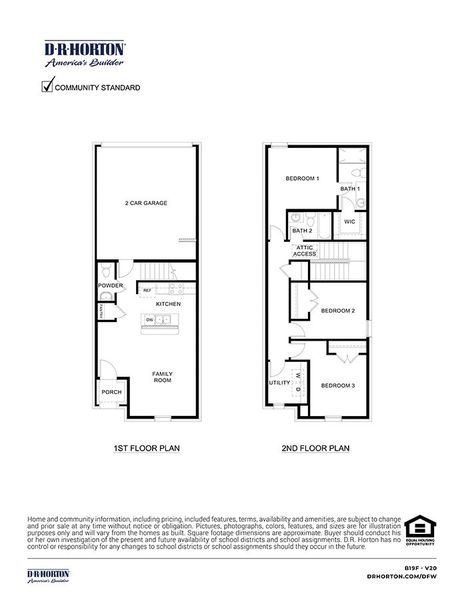 2D floor plan layout for the Franklin by D.R. Horton in Elevon, Lavon, TX (Image 3). 2D floor plan layout for the Franklin by D.R. Horton in Elevon, Lavon, TX (Image 3).