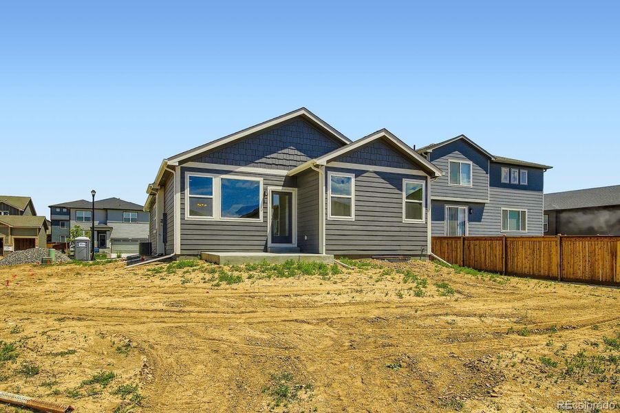 Front exterior of a new home in Buffalo Highlands – Commerce City, Commerce City, CO, highlighting curb appeal (Image 2).