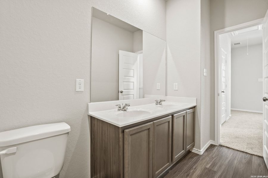 Furnished interior view inside a new home in Blue Ridge Ranch, San Antonio (Image 11).