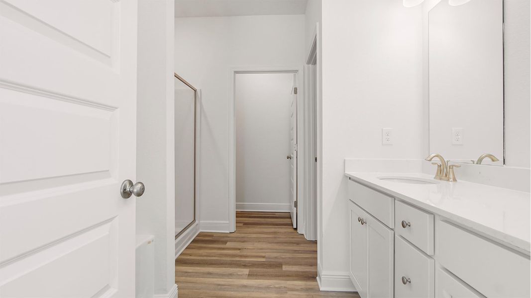 Furnished interior view inside a new home in Ashton Park Phase III, Freeport (Image 10).