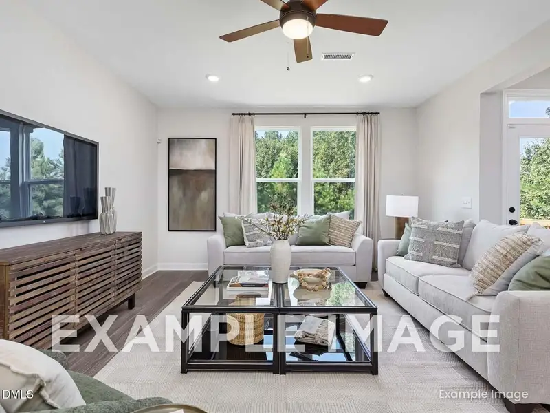 Furnished interior view inside a new home in Sage on North Main, Wake Forest (Image 12).