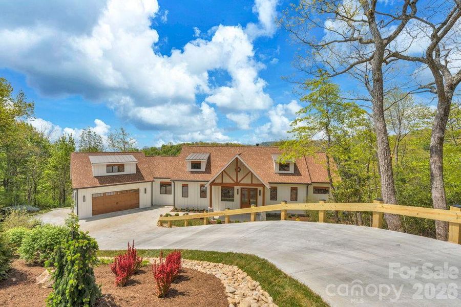 Front exterior of a new home in , Boone, NC, highlighting curb appeal (Image 23).