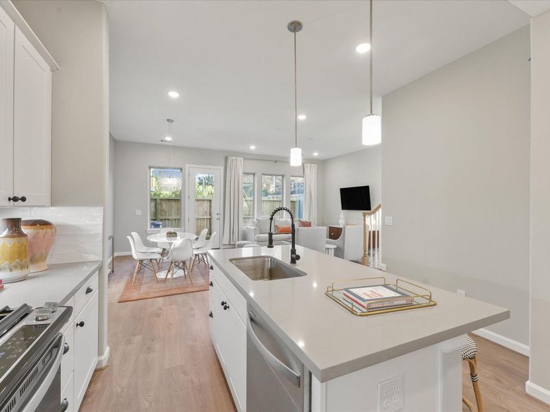 Furnished interior view inside a new home in , Houston (Image 26). Furnished interior view inside a new home in , Houston (Image 26).