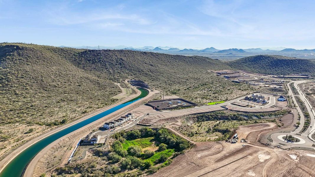 Site preparation for new homesites in The Buttes at Mystic, Peoria (Image 6).