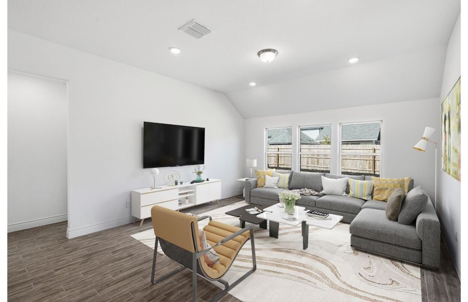 Furnished interior view inside a new home in Legacy at Lake Dunlap, New Braunfels (Image 7).