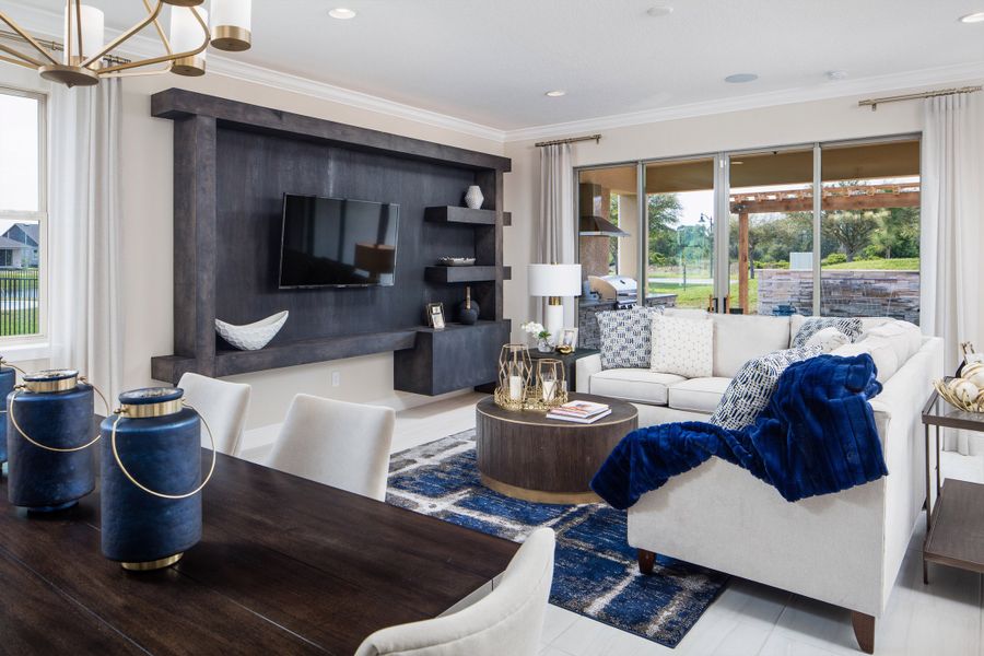 Furnished interior view inside a new home in Lakes at Harmony, St. Cloud (Image 5).