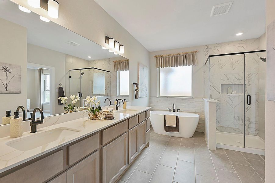 Furnished interior view inside a new home in Wellborn Settlement, College Station (Image 6). Furnished interior view inside a new home in Wellborn Settlement, College Station (Image 6).