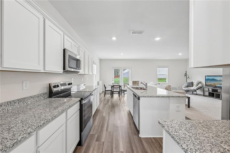 Furnished interior view inside a new home in Greyson Parc, Locust Grove (Image 7).