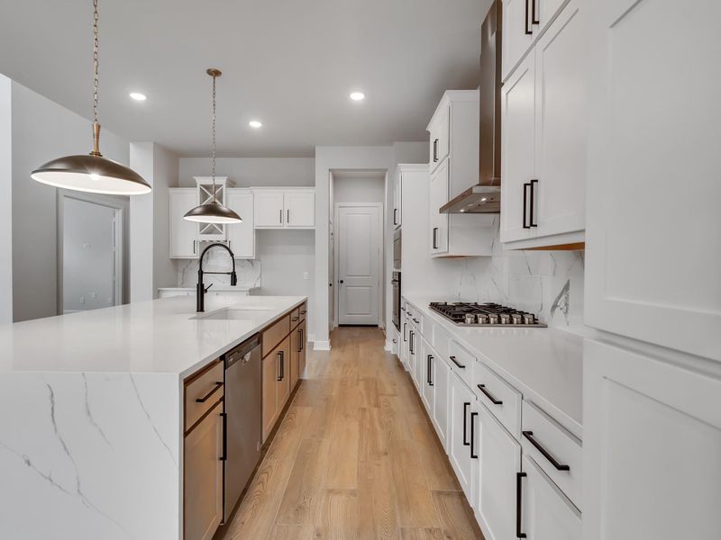 Furnished interior view inside a new home in Meridiana, Manvel (Image 8).