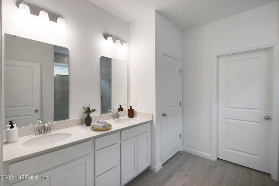 Furnished interior view inside a new home in Silver Falls Single Family at SilverLeaf, St. Augustine (Image 8).