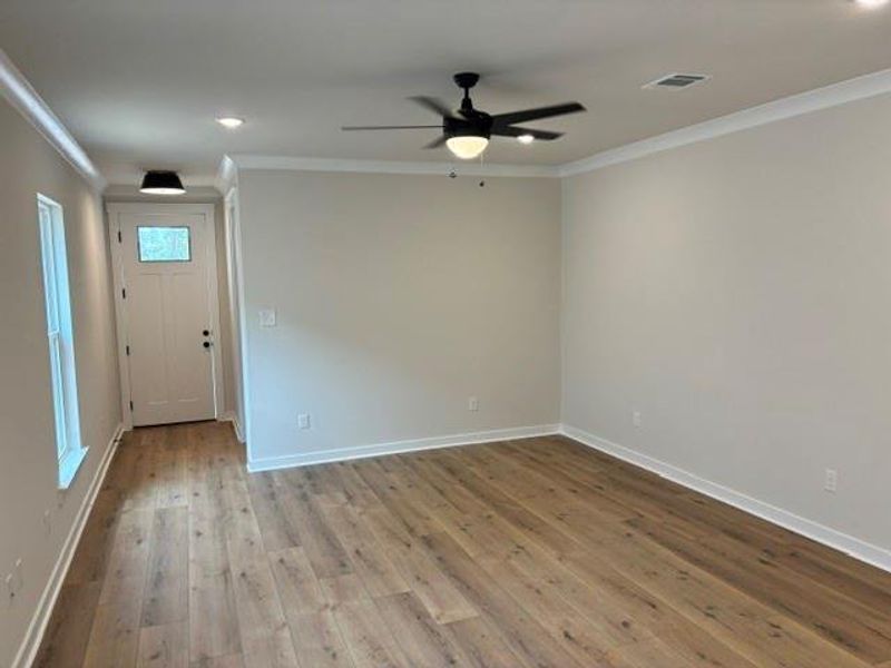 Spacious, unfurnished interior of a new home in Two Step Farm, Montgomery (Image 8). Spacious, unfurnished interior of a new home in Two Step Farm, Montgomery (Image 8).