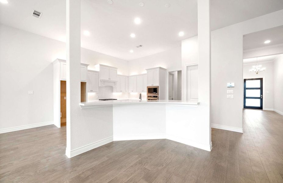 Representative furnished interior of a home built from the 2909AU by Ravenna Homes in Audubon 60′, Magnolia (Image 12).