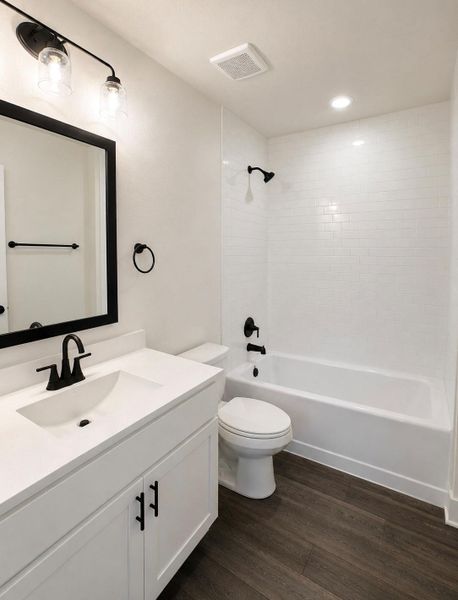 Furnished interior view inside a new home in River Ranch Trails, Dayton (Image 6).