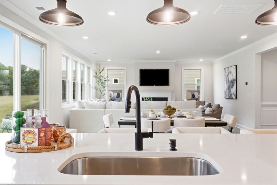 Furnished interior view inside a new home in Blair Place, Monroe (Image 8).