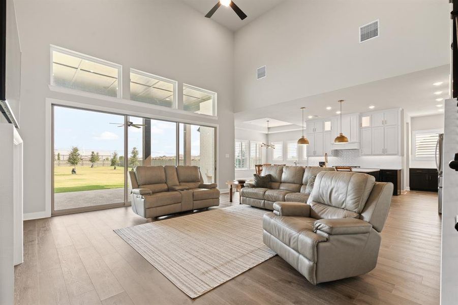 Furnished interior view inside a new home in Pecan Square - Estates, Northlake (Image 14).