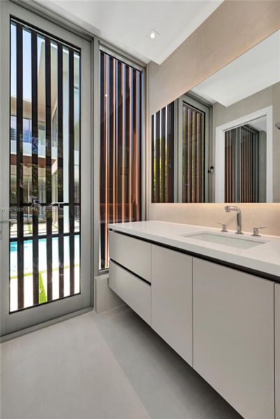 Furnished interior view inside a new home in , Miami (Image 3).