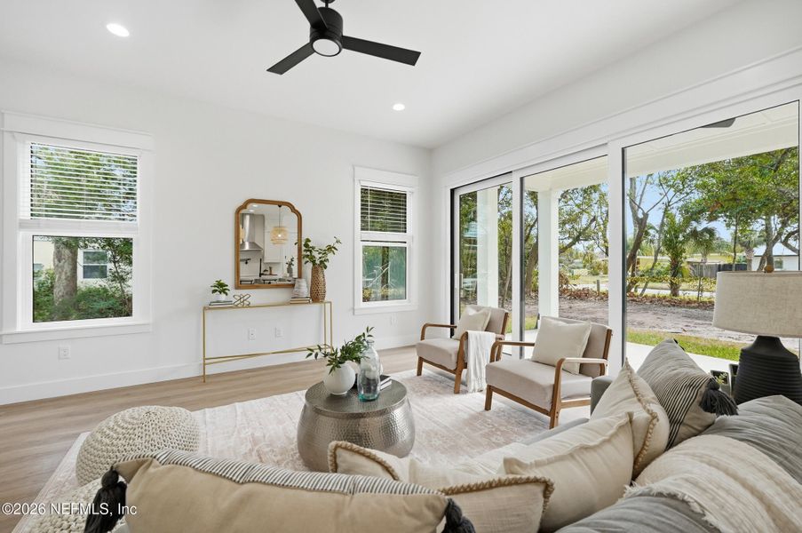 Furnished interior view inside a new home in , Jacksonville Beach (Image 33).
