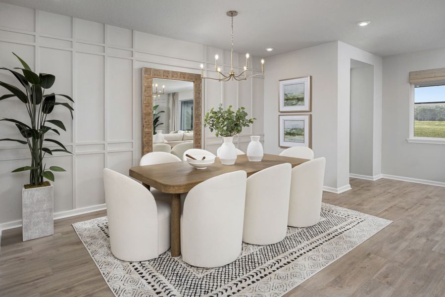 Representative furnished interior of a home built from the Glades by Mattamy Homes in Crosswind Ranch, Parrish (Image 8).