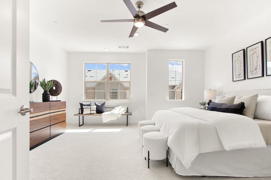 Furnished interior view inside a new home in The Tribute, The Colony (Image 14). Furnished interior view inside a new home in The Tribute, The Colony (Image 14).