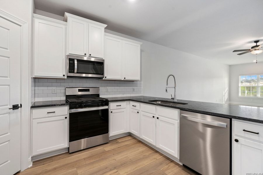 Furnished interior view inside a new home in Hightop Ridge, Converse (Image 4).