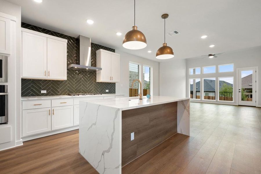 Furnished interior view inside a new home in Heritage, Dripping Springs (Image 13).