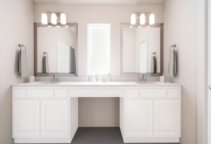 Representative furnished interior of a home built from the Ivy by Tri Pointe Homes in View at the Reserve, Mansfield (Image 17).