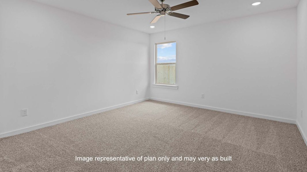 Spacious, unfurnished interior of a new home in Terra Vista, Lubbock (Image 17).