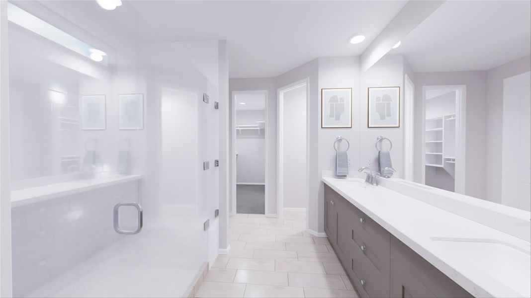 Furnished interior view inside a new home in Anniston, Katy (Image 20).