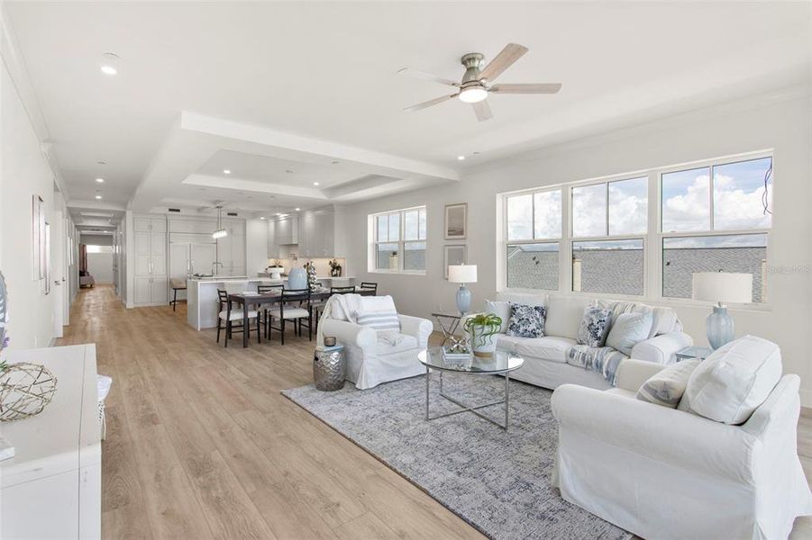 Furnished interior view inside a new home in , Tierra Verde (Image 46). Furnished interior view inside a new home in , Tierra Verde (Image 46).