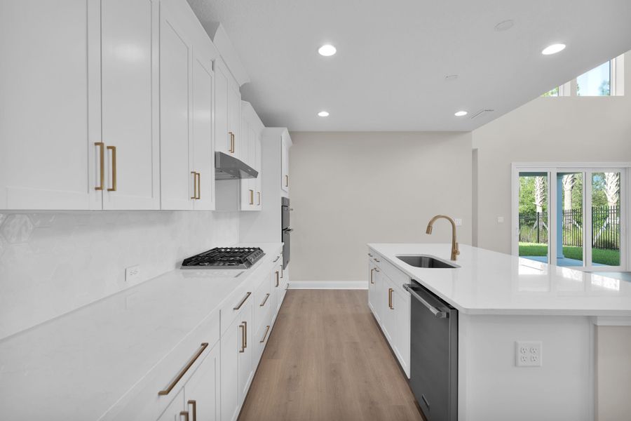 Representative furnished interior of a home built from the Palmetto by Riverside Homes in Mariposa at EverRange, Jacksonville (Image 10).