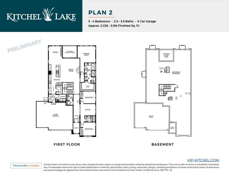 Kitchel Lake Plan 2 Floor Plan