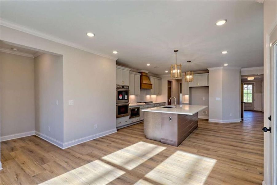 Furnished interior view inside a new home in , Clarkesville (Image 12).