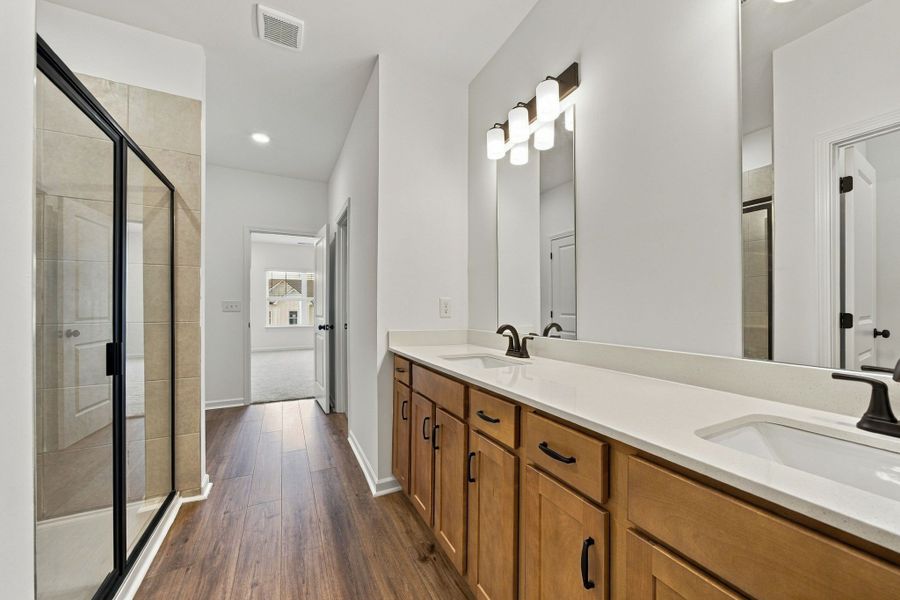 Furnished interior view inside a new home in Wilson Meadows, Clarksville (Image 10).