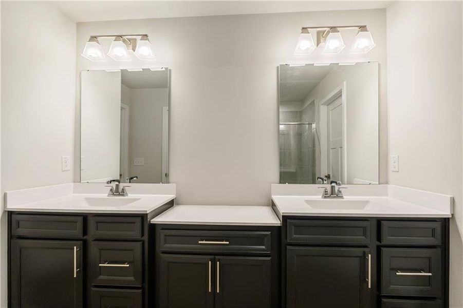 Furnished interior view inside a new home in , Hoschton (Image 14).