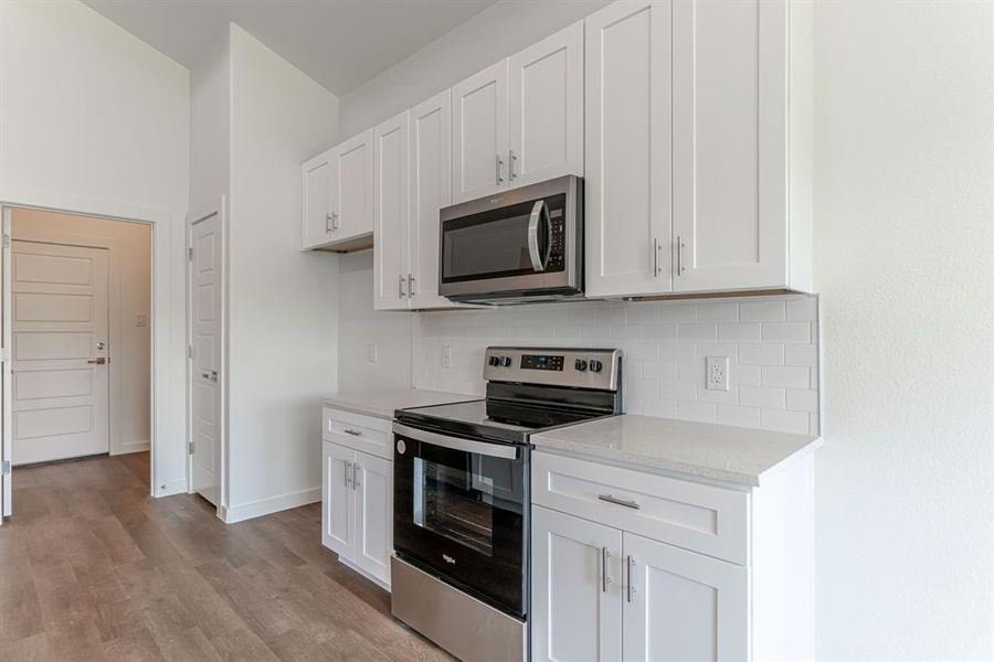 Kitchen with lots of cabinet space