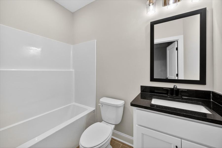 Furnished interior view inside a new home in White Oaks, The Rock (Image 15). Furnished interior view inside a new home in White Oaks, The Rock (Image 15).