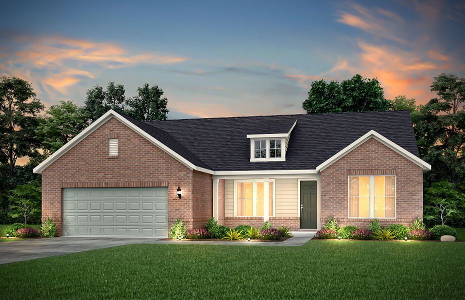 Representative exterior photo of a completed home built from the Stellar by Pulte Homes in Watermist at Mirror Lake, Villa Rica, GA (Image 2). Representative exterior photo of a completed home built from the Stellar by Pulte Homes in Watermist at Mirror Lake, Villa Rica, GA (Image 2).