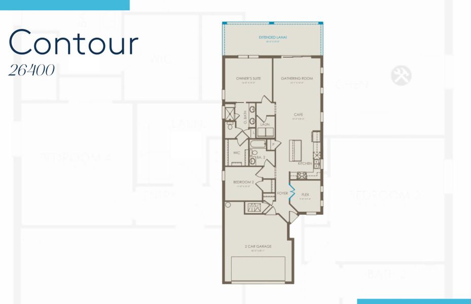 2D floor plan layout of this home in Del Webb Catalina, Lakewood Ranch, FL (Image 3). 2D floor plan layout of this home in Del Webb Catalina, Lakewood Ranch, FL (Image 3).